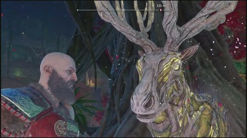 Stag of the Four Seasons Dainn | God of War: Ragnarök 4K Clips (PS5, PS4) | God of War Ragnarok