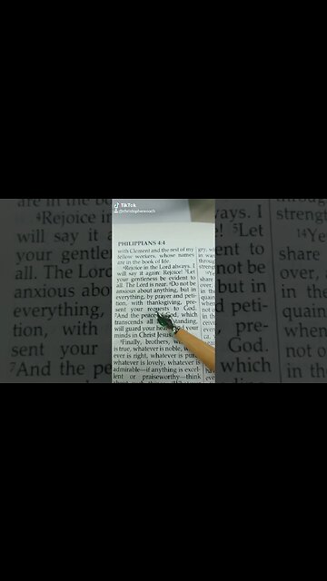 Word of Encouragement and Comfort from Philippians 4:6, 7