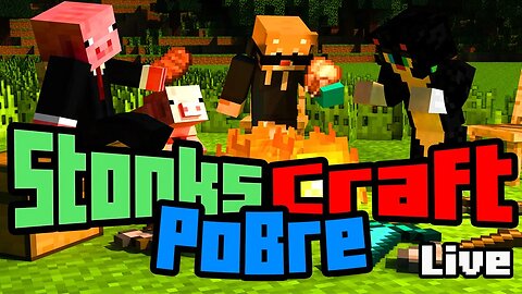 🔴NOVA SÉRIE NO CANAL LIVE 🔴#stonkscraft #minecraft #brasil #gameplayer