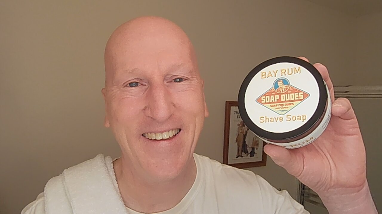 Soap Dudes Bay Rum Shave Soap