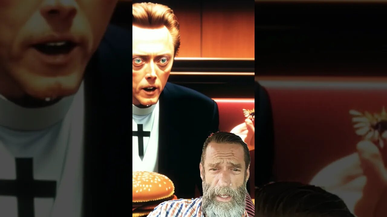 #Father #christopherwalken at #mcdonalds holding #bug generative AI #artificialintelligence