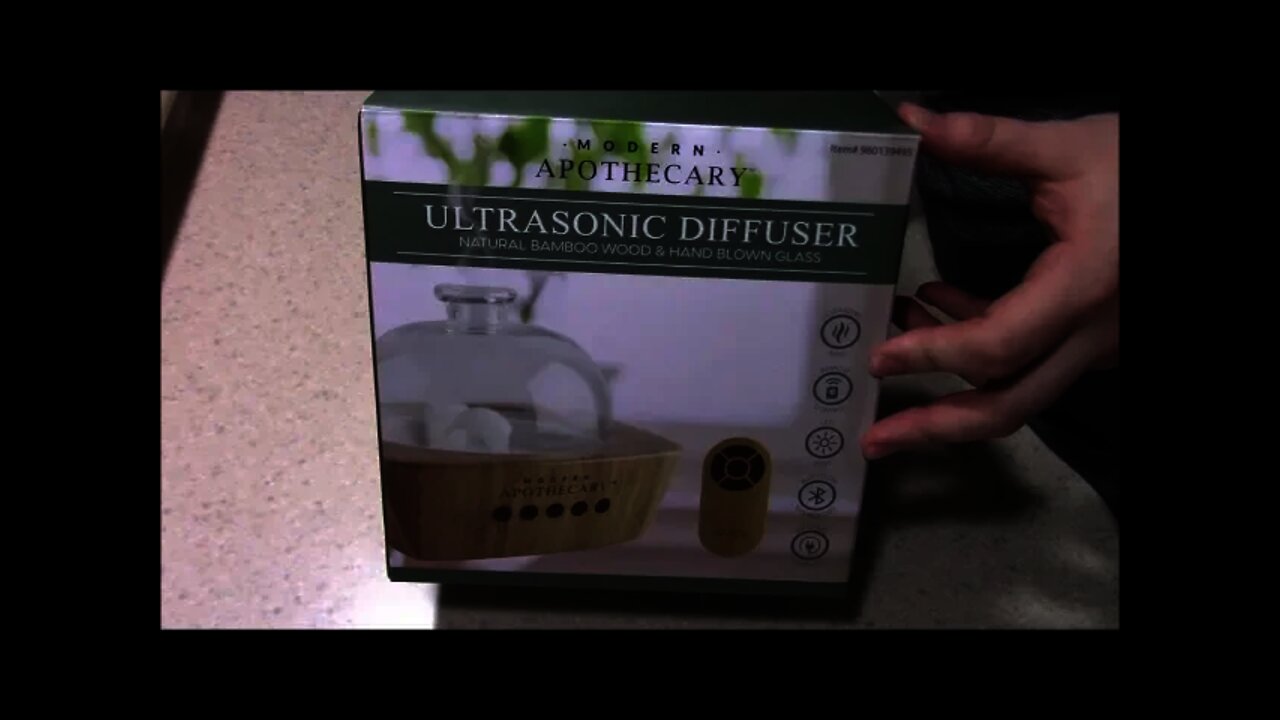 Modern Apothecary ultrasonic diffuser essential oil Bluetooth review