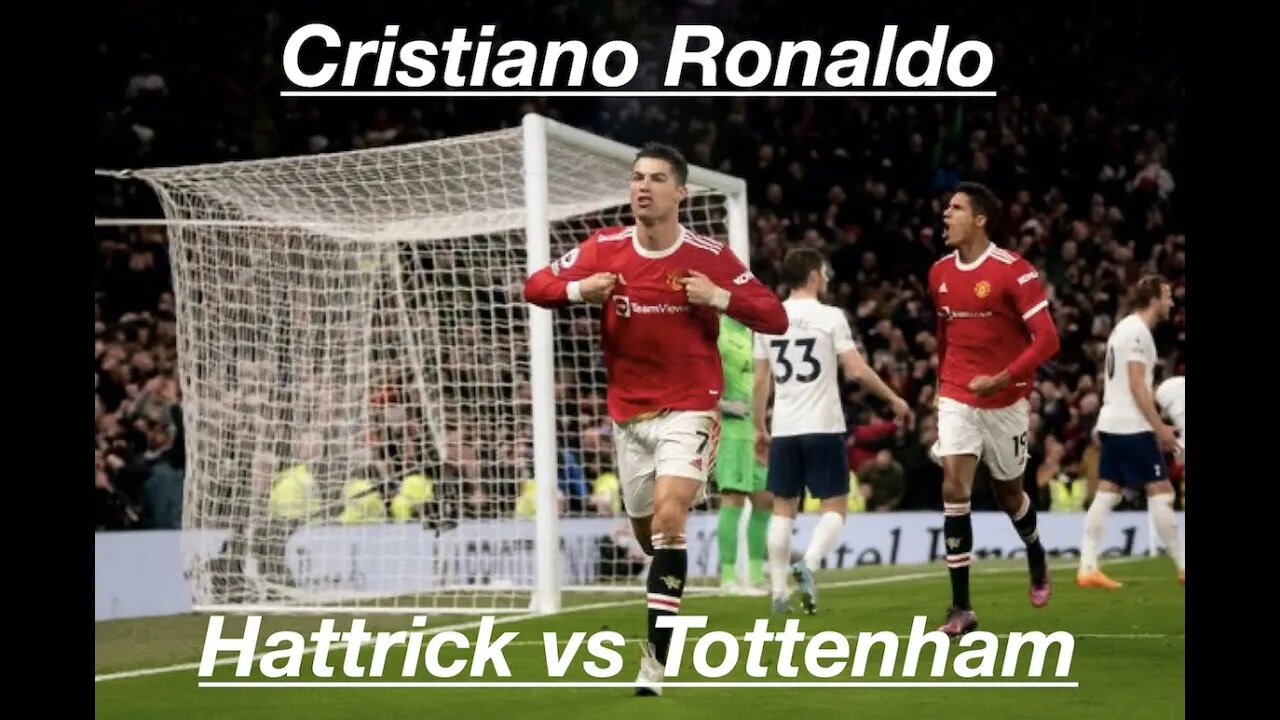 Cristano Ronaldo Hattrick vs Tottenham | Man UTD | Best Videos