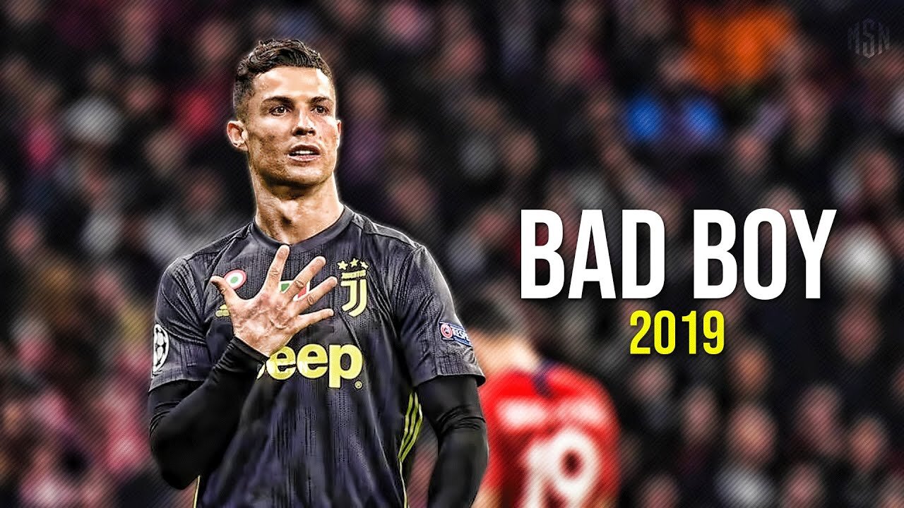 Bad Boy Ft. Cristiano Ronaldo With Lyrics | Skills & Goals