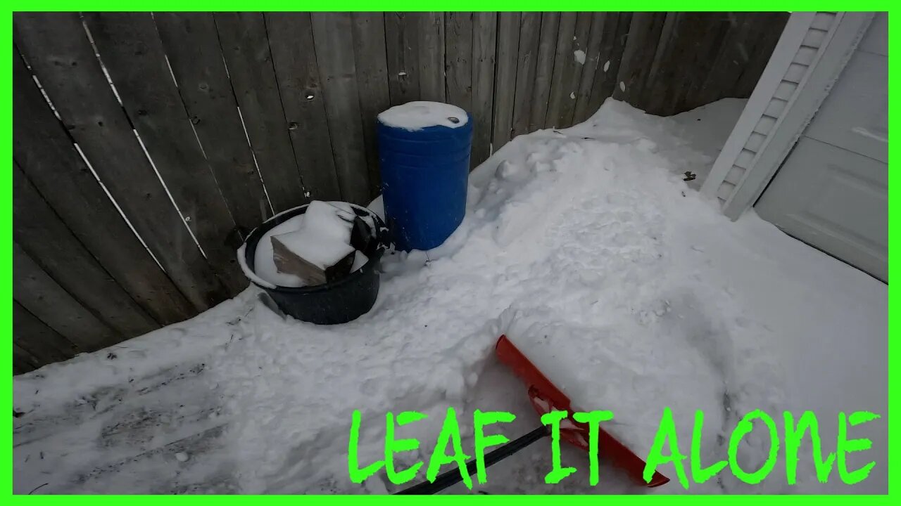 Winter STORM prep BIG ONE Feb 2023 | Leaf It Alone