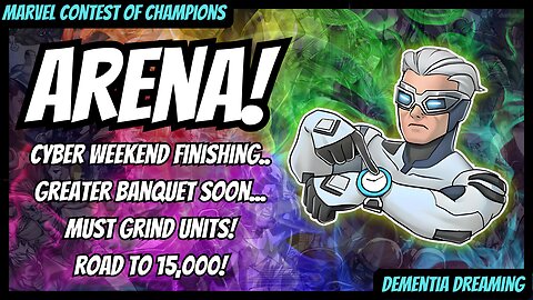 Cyber Weekend Finishing! | Greater Banquet Starting Soon! | Arena Grinding For 15,000 UNITS!