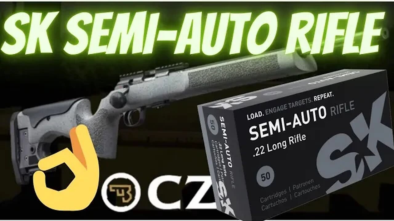 CZ 457 LRP - SK Semiauto Rifle - MTR Barrel 50 yard test