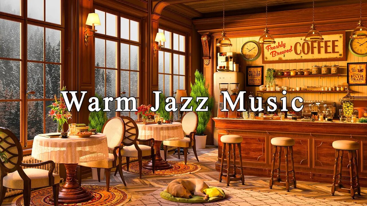 Cozy Coffee Shop Ambience & Sweet Judy Jazz Music ☕ Relaxing Jazz Instrumental Music to Relax, Study