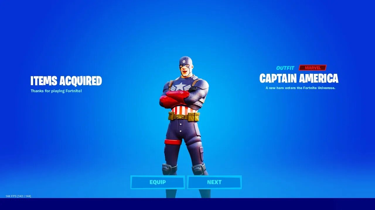 CAPTAIN AMERICA in FORTNITE!