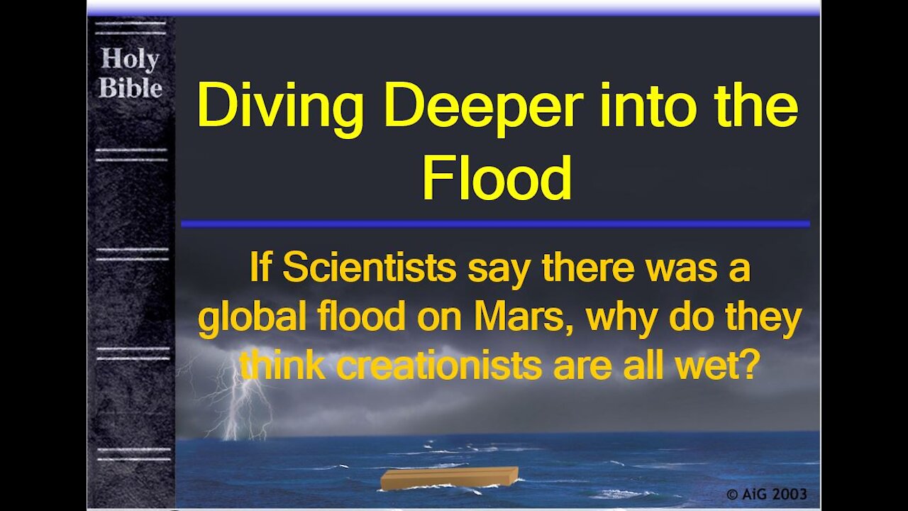 Noah's Ark - Diving Deeper into the Flood