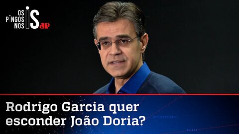 Em sabatina na Jovem Pan, Rodrigo Garcia nega ser apadrinhado por Doria