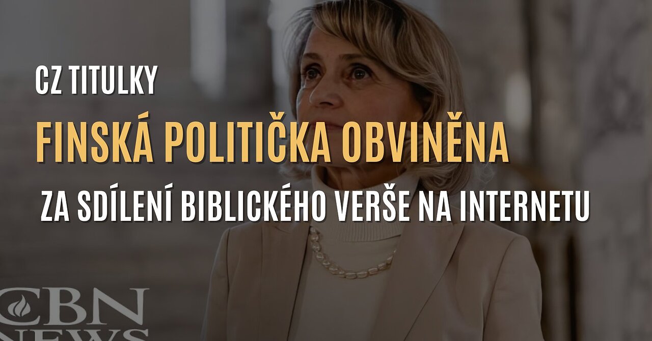 Finská politička obviněna za sdílení biblického verše na internetu (CZ TITULKY)