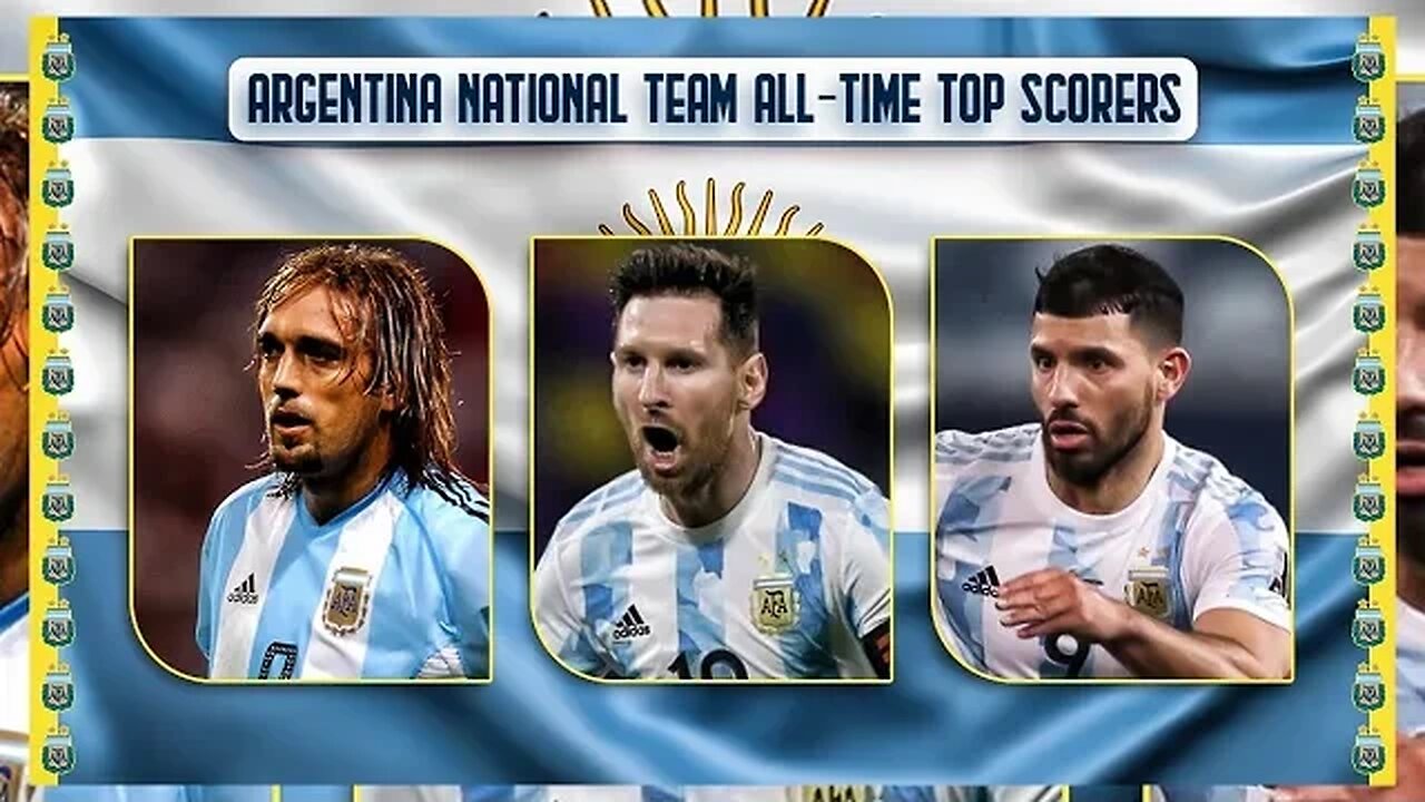 Argentina Top 25 All Time National Goal Scorers