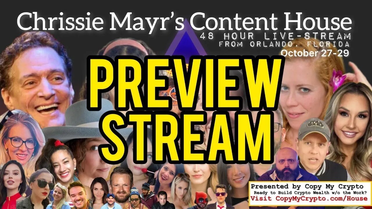 Chrissie Mayr's Content House PREVIEW Episode! Alex Stein, Geno Bisconte, Marshall, Lindsay, Frank