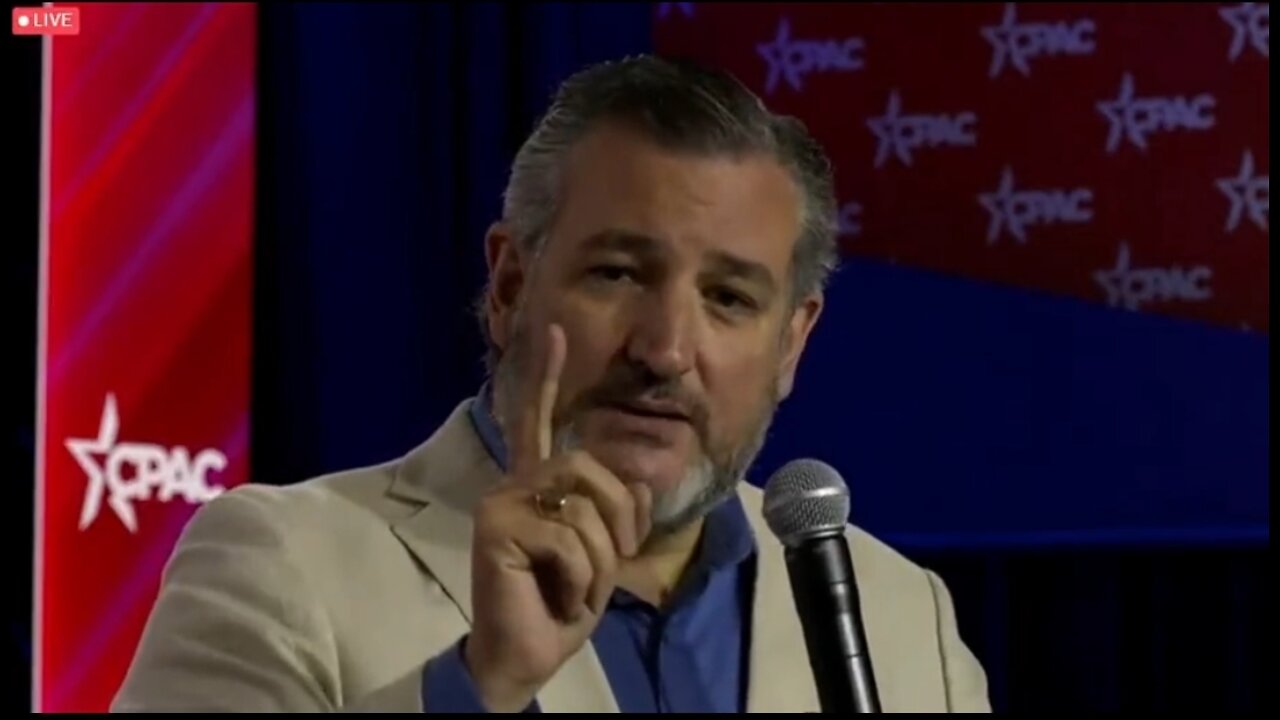 Ted Cruz Lights Up CPAC With This....