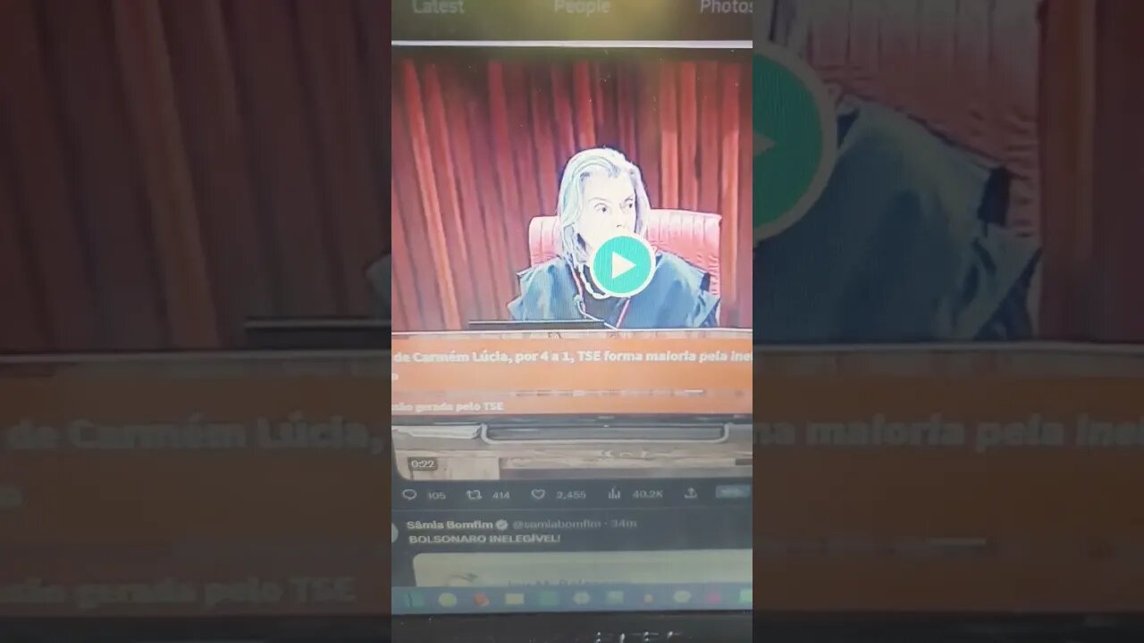 Bolsonaro inelegível por questionar as urnas eletrônicas não é crime na democracia só na ditadura🐙