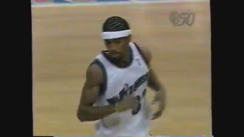 Rip Hamilton 18 Points Vs. Nuggets, 2000-01.