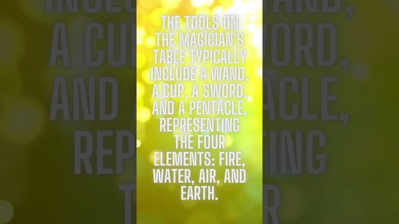 "The Magician: Bridging the Spiritual and Material Realms"