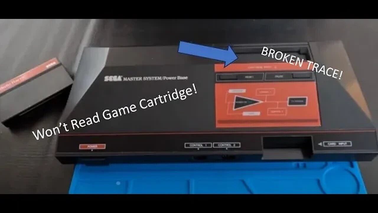 Sega Master System Broken Trace Repair