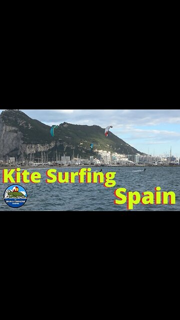 Kite Surfing in La Linea Spain; #shorts (full video on channel)