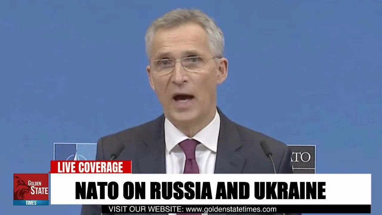 NATO BEATS THE DRUMS OF WAR! Claims 'We do not see any signs of De-escalation on the ground'