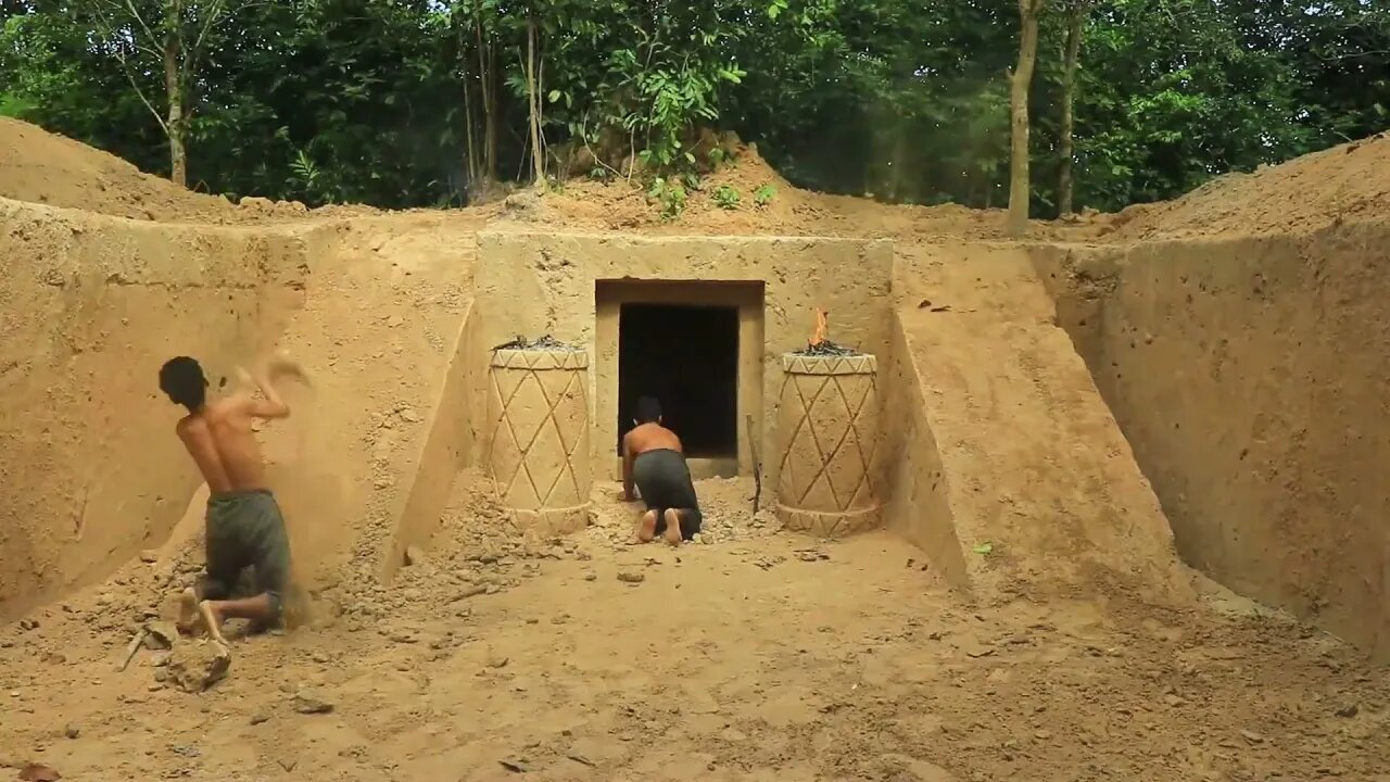 Ancient building skills #1 Most amazing under water slide