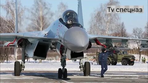 Su-35S spotted and eliminated the AFU aircraft in the NMD zone 🇷🇺