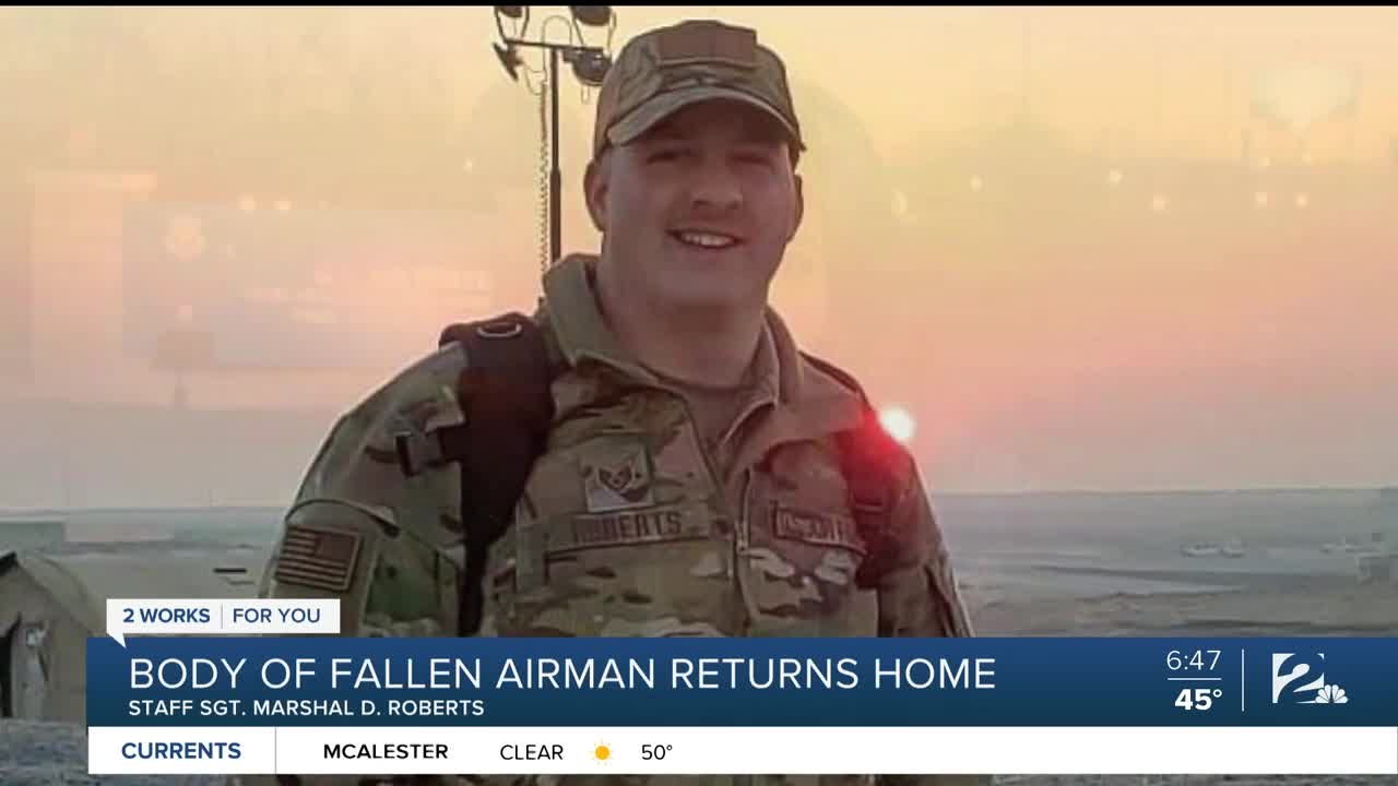 Body of fallen Guardsman returns home