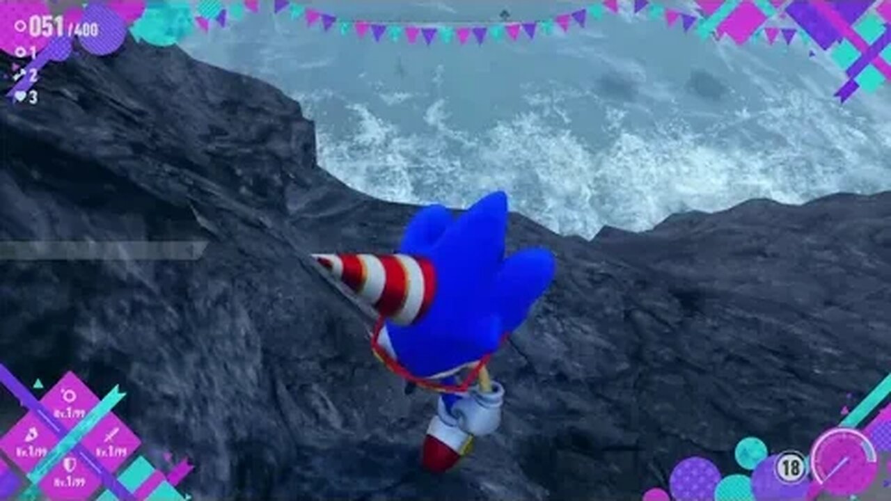 女性の PS4 で Sonic Frontiers をプレイ (づ ̄3 ̄)づ╭❤️~