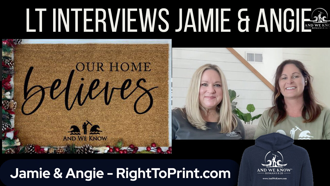 8.29.22 - AWK interview with Jamie and Angie of Right To Print - TOUCHING the People of the EARTH daily!