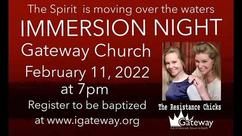 Leah and Michelle Speak At Gateway Church Immersion Night