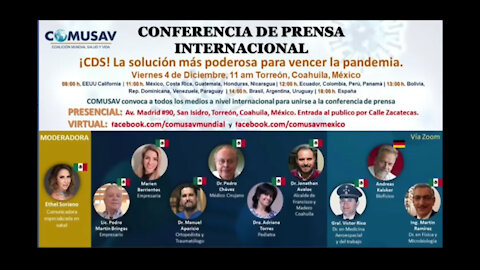 CONFERENCIA DE PRENSA INTERNACIONAL - Comusavmundial 04.12.2020