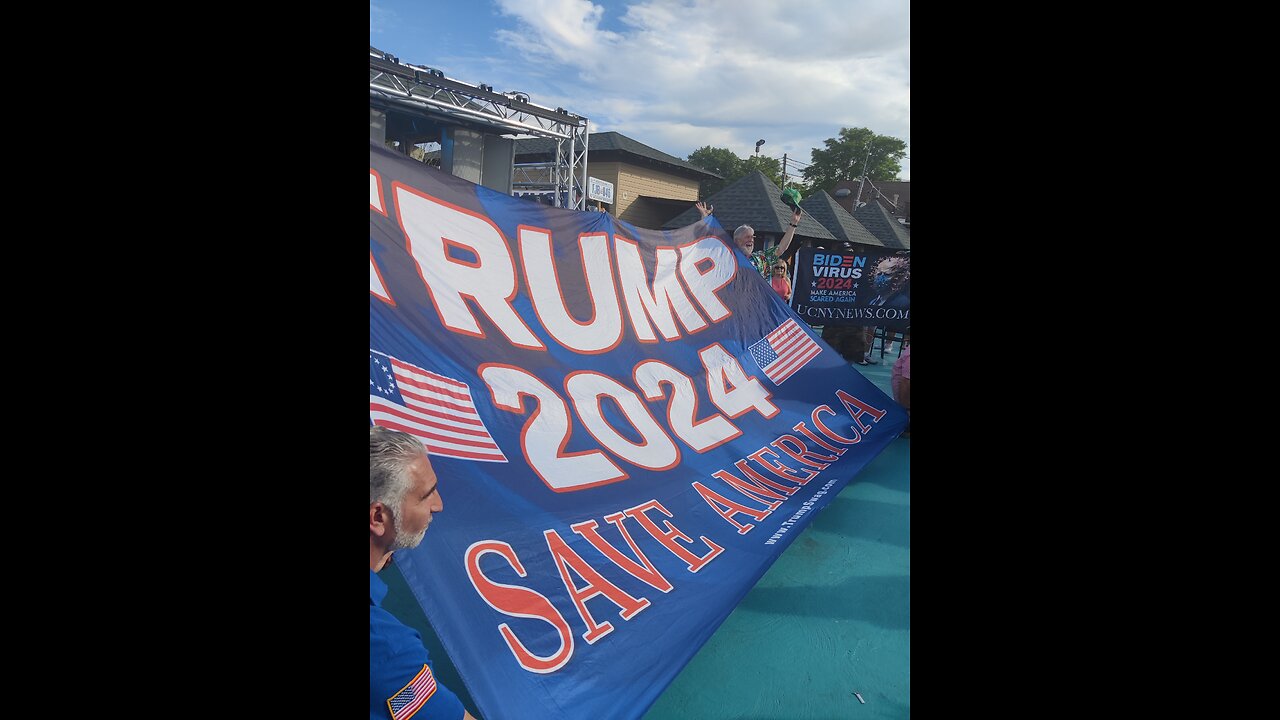 Never Surrender Trump Rally Staten Island NY June 2nd 2024