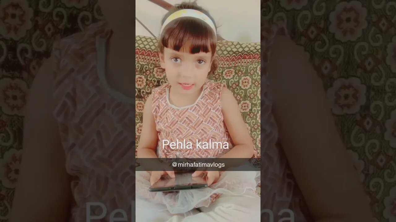 pehla kalma#baby mirha#cute#trending#shorts#short#ytshorts#cutebaby#pakistan