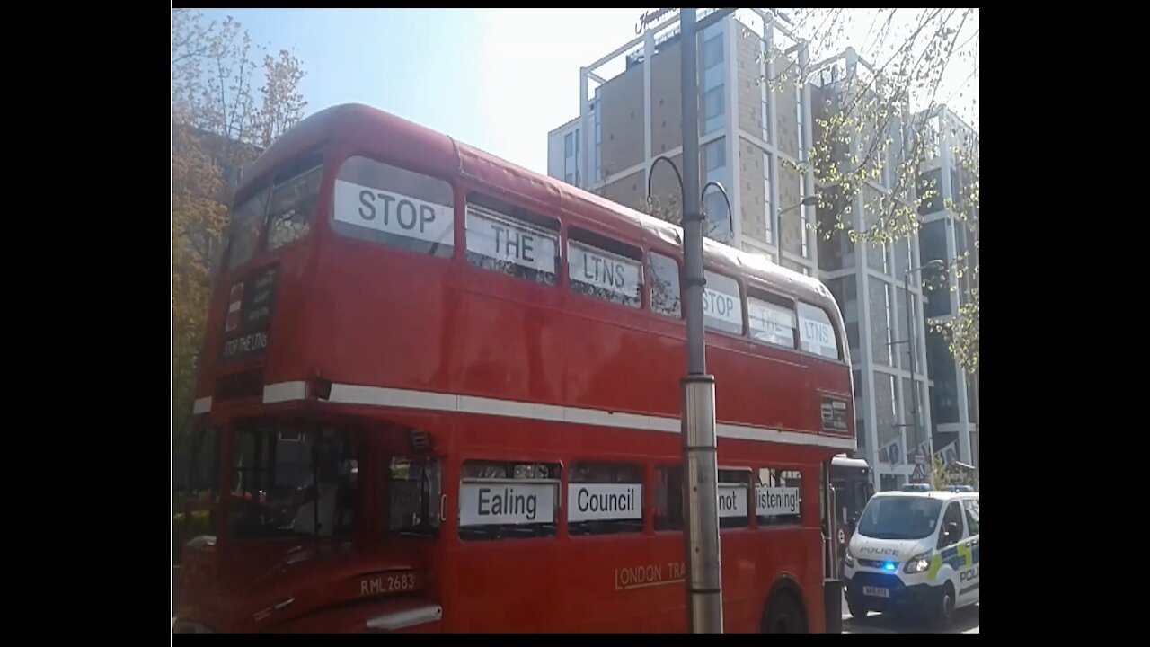 London Low Traffic Neighbourhoods LTNs Ealing Protest 24/04/21