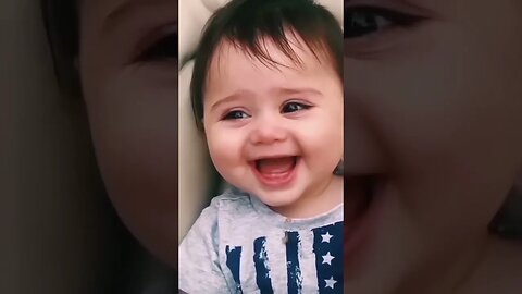 baby laughing hysterically / baby funny video status 😂😂