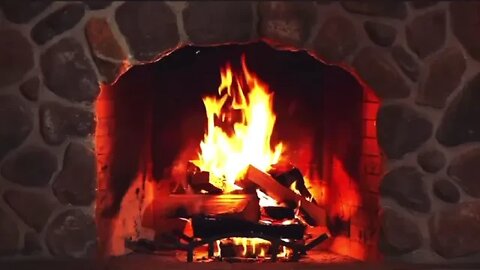 Super Relaxing Fireplace Sounds CozyCrackling Fire Stress Relief