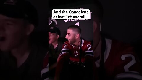 Reaction to Habs drafting Juraj Slafkovsky 🤯