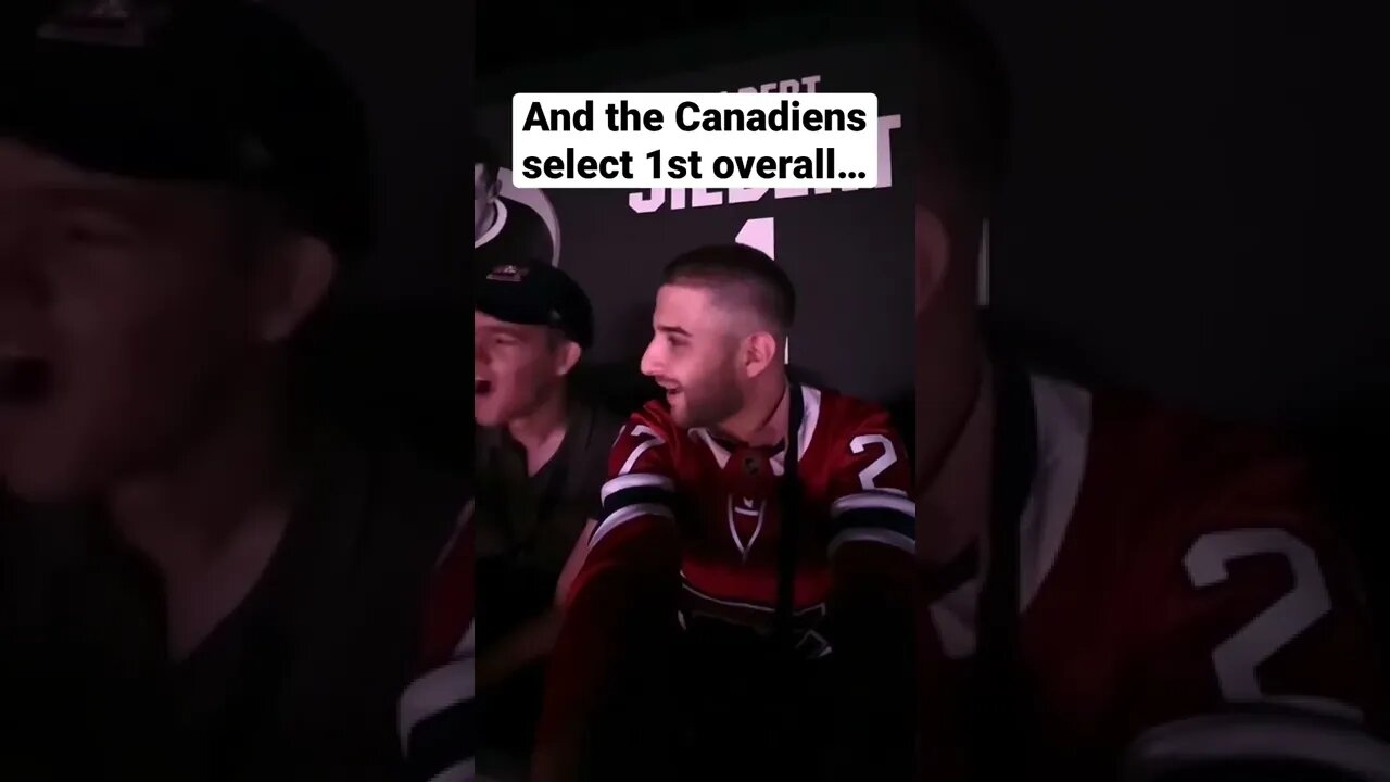 Reaction to Habs drafting Juraj Slafkovsky 🤯