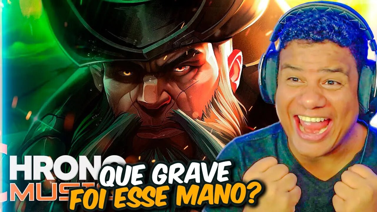 REAGINDO a Gangplank (League of Legends) - REI DOS LADRÕES | Chrono | React Anime Pro