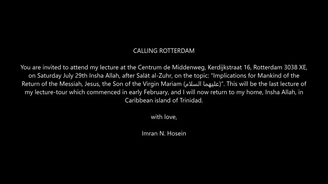CALLING ROTTERDAM