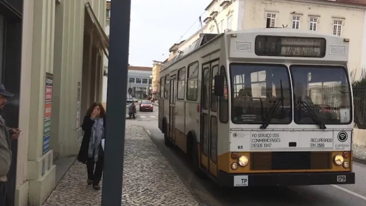 SMTUC Coimbra - Efacec Salvador Caetano 190TR110 - Trolley 63 (T 179) - Carreira / Route 103 [1440p]