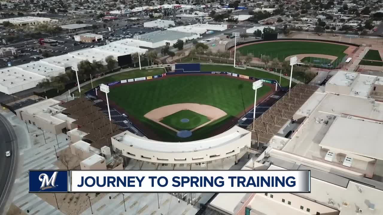 TODAY'S TMJ4's Delaney Brey makes the long journey to Brewers Spring Training