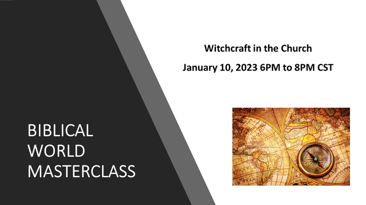 1-10-23 Witchcracft in the Church