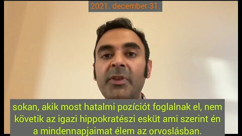 DR Suneel Dhand- Írország jelentése szerint a Covid-tesztek 50%-a pozitív (2021.12.31.)