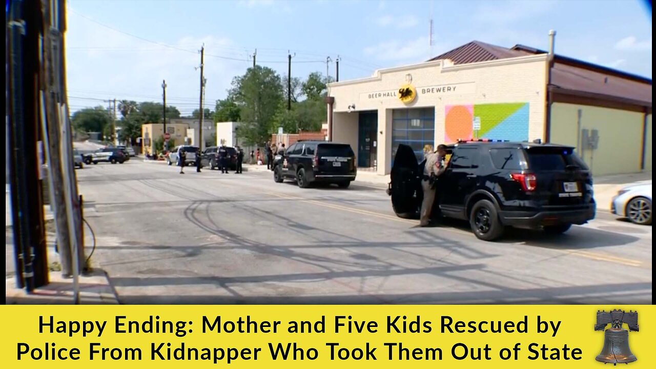 Happy Ending: Mother and Five Kids Rescued by Police From Kidnapper Who Took Them Out of State