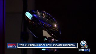 2018 Cheribundi Boca Bowl Kickoff Luncheon