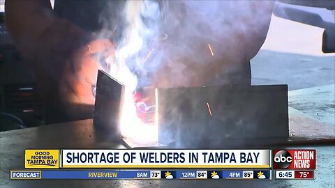 Tampa Bay area facing shortage of trained welders