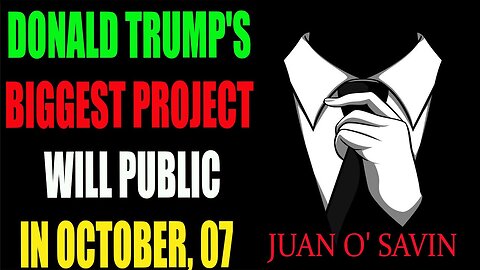 BENJAMIN FULFORD/ DONALD TRUMP'S BIGGEST PROJECT WILL PUBLIC IN OCTOBER.07 - TRUMP NEWS