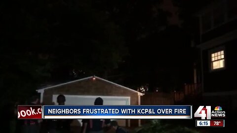 Neighbors frustrated with KCPL over fire